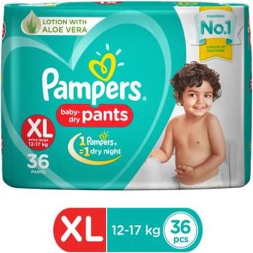 PAMPERS PANTS XL(12-17) Kg 36 PANTS